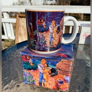 Vintage Pocahontas Coffee Mug Tea Cup Walt Disney Parks & Resort NIB